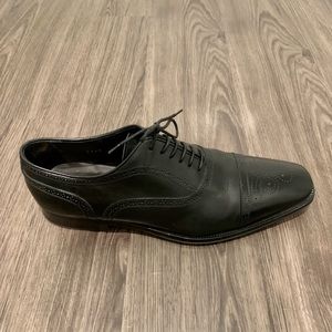 To Boot New York Aaron Brogues Black leather shoes